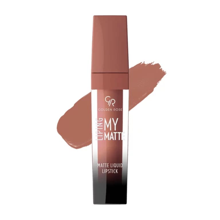 رژ لب مایع گلدن رز مدل Liping My Matte شماره 17 — تصویر ۲