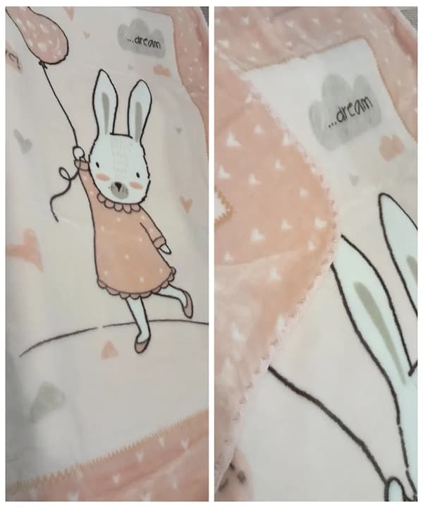 پتو سوپر سافت کیکابو kikkaboo مدل Rabbits in love — تصویر ۳