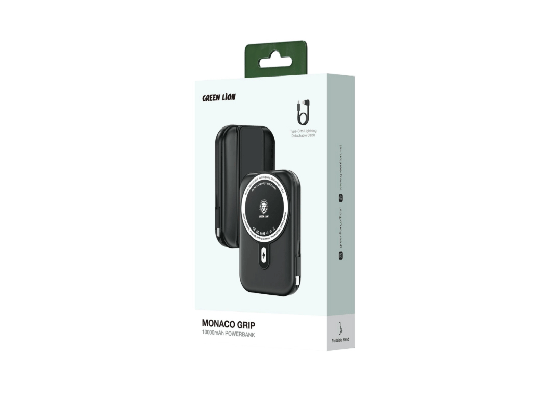 پاوربانک 10000 میلی آمپر گرین لاین مدل Monaco magsafe — تصویر ۶