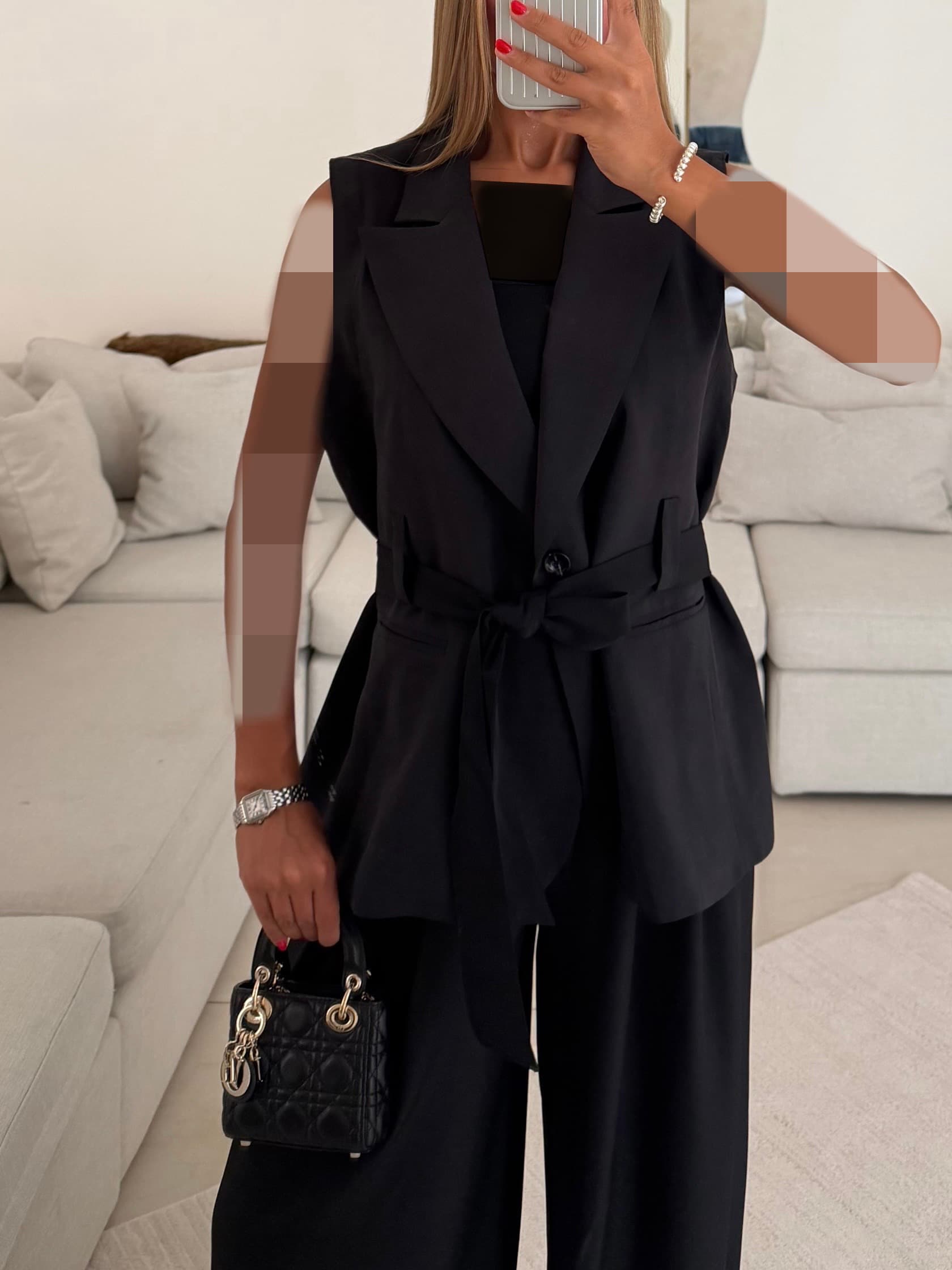CATTLEYA | The Edit Vest Black — تصویر ۳