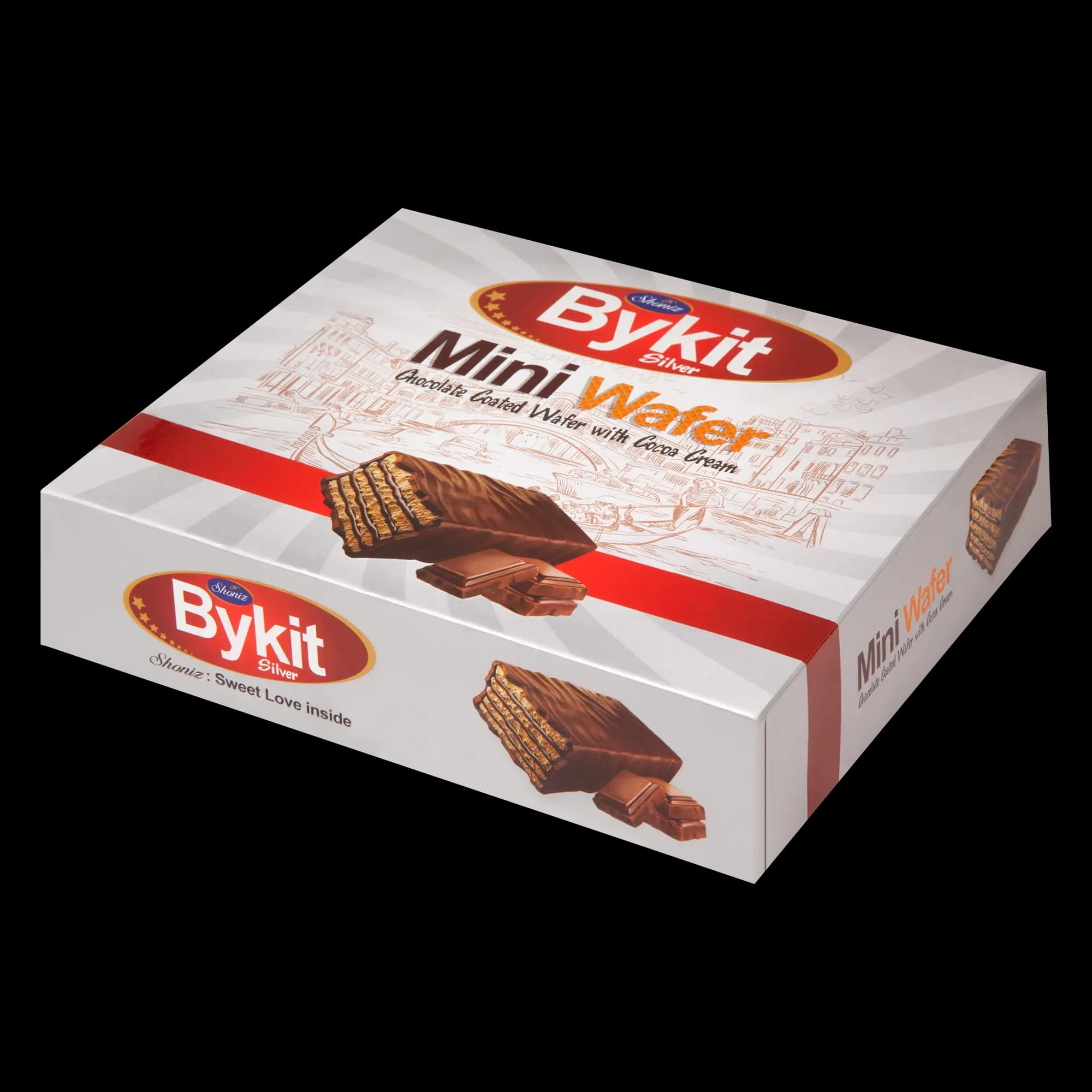 مینی بایکیت شکلاتی شونیز_نقره ای-500گرمی — تصویر ۲