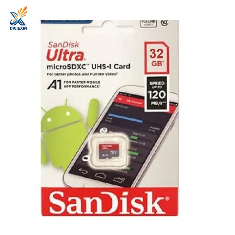 کارت حافظه 32 گیگابایت سن دیسک (SanDisk) مدل Ultra A1 — تصویر ۳
