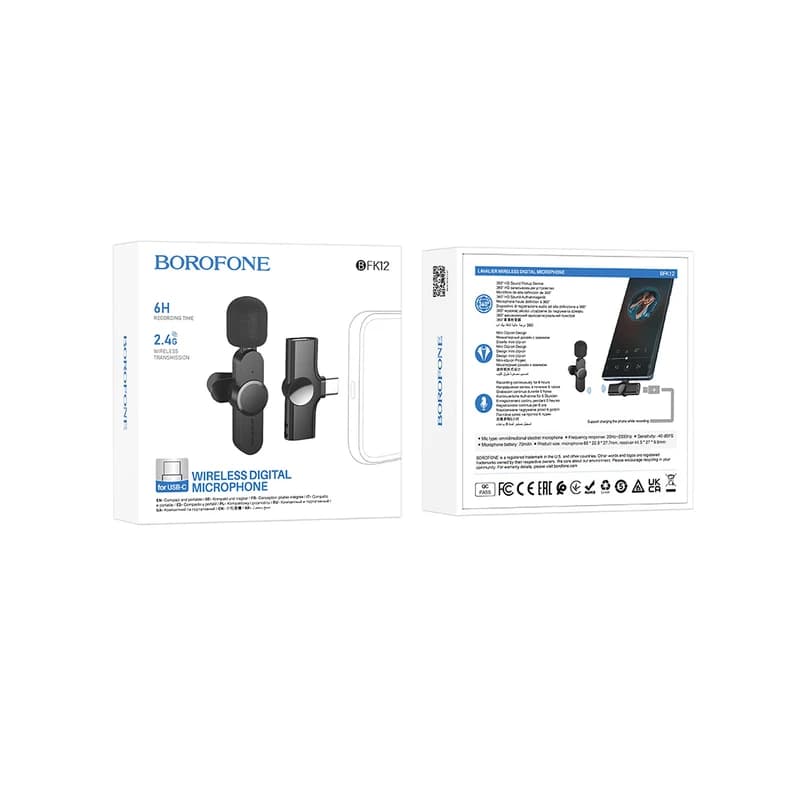 میکروفن یقه ای بروفون مدل BFK12 FOR TYPE-C — تصویر ۸