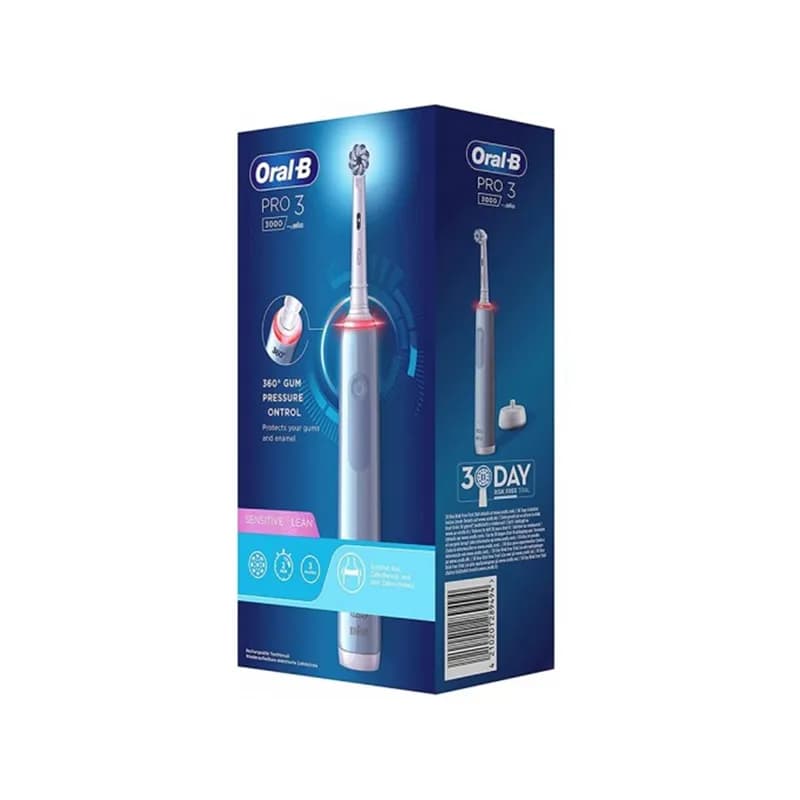 مسواک برقی اورال بی مدل Pro3 3000 آبی — تصویر ۲