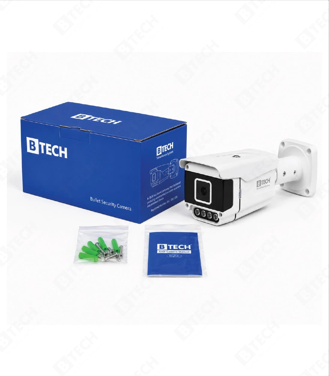 دوربین IP بولت 5MP دید در شب رنگی (وارم لایت) + میکروفن برند B-TECH مدل BLIP5WL-BT5006-A — تصویر ۷
