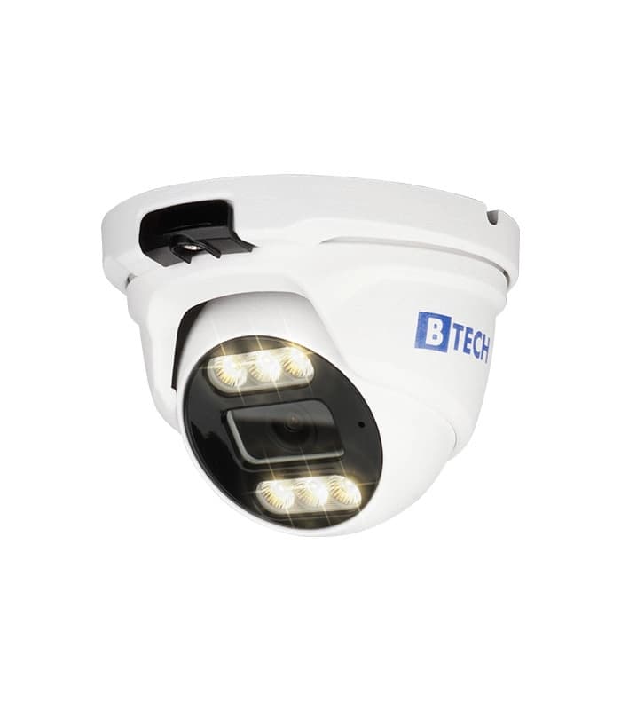 دوربین IP دام 5MP-2.8 دید در شب رنگی (وارم لایت) + میکروفن برند B-TECH مدل DLIP5WL-BT4080-A — تصویر ۳