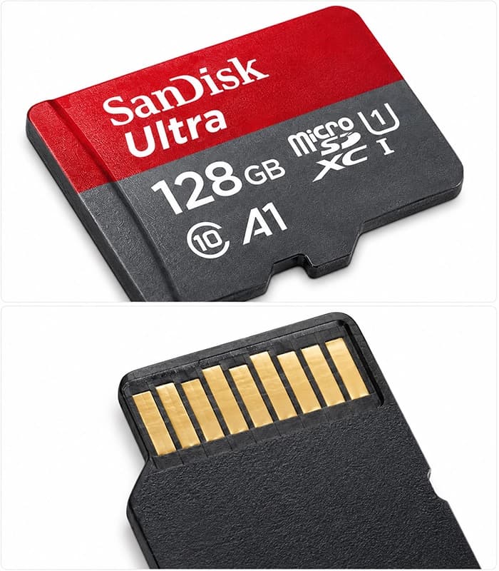 رم Micro SDXC Card ظرفیت 128GB کلاس10 سرعت 140MB/s مدل UHS-I برند SanDisk — تصویر ۵