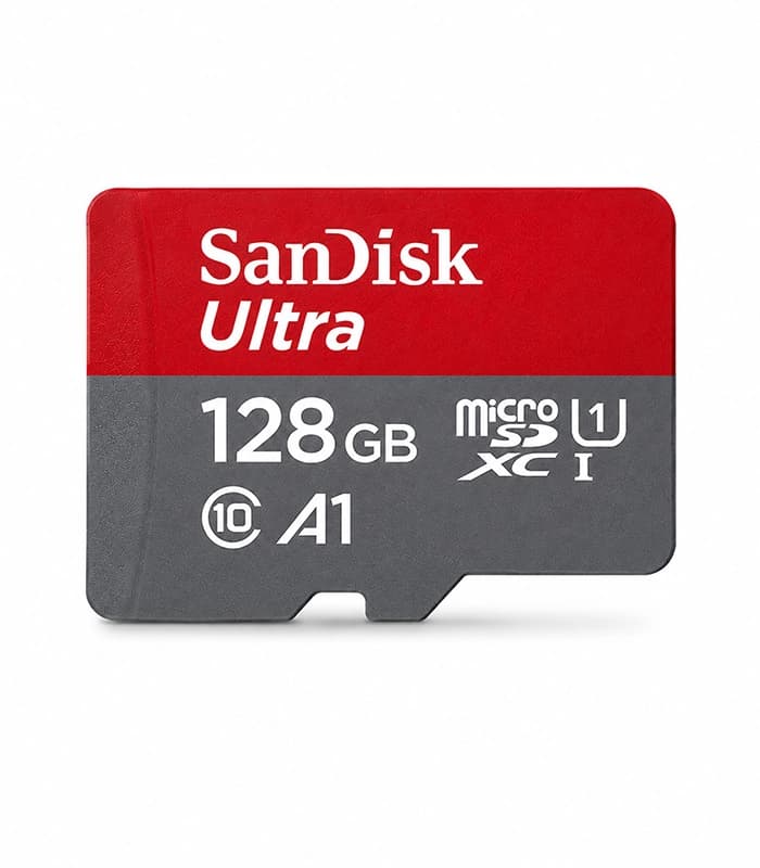 رم Micro SDXC Card ظرفیت 128GB کلاس10 سرعت 140MB/s مدل UHS-I برند SanDisk