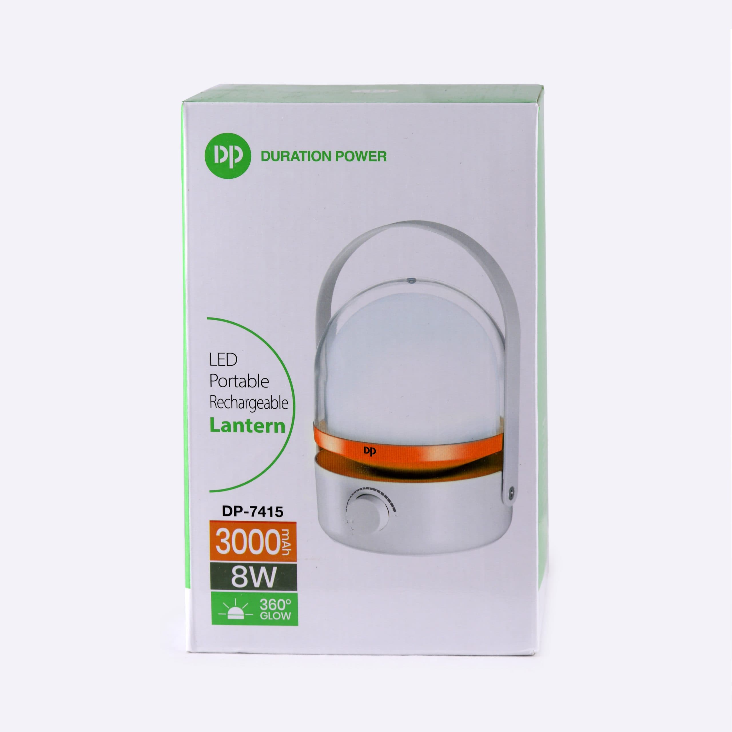 چراغ فانوس شارژی اضطراری دی پی 8 وات کد 7415 سفیدمهتابی — تصویر ۴