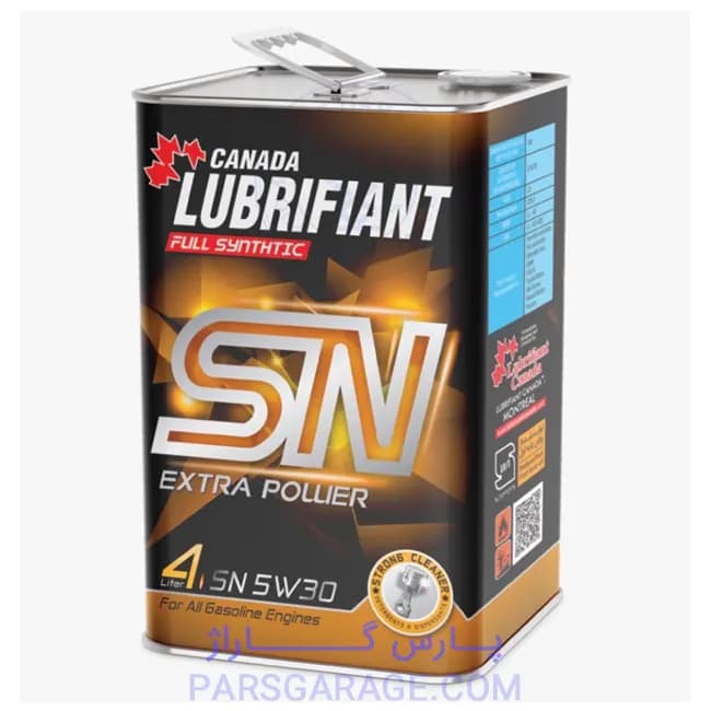 روغن موتور SN لوبریفینت Lubrifiant حجم 4 لیتر 5W30 فلزی کانادا