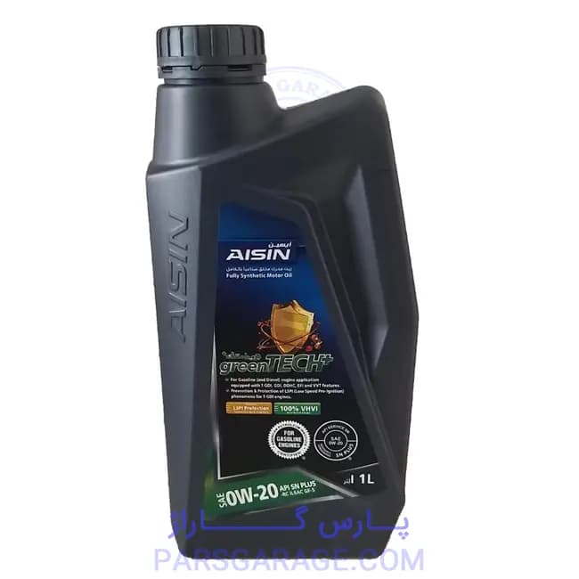 روغن موتور SN آیسین Aisin حجم 1 لیتر 0w20 — تصویر ۲
