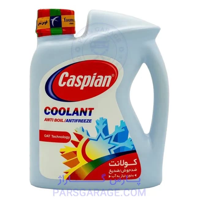 ضدیخ کولانت 50/50 کاسپین 2 لیتری — تصویر ۲