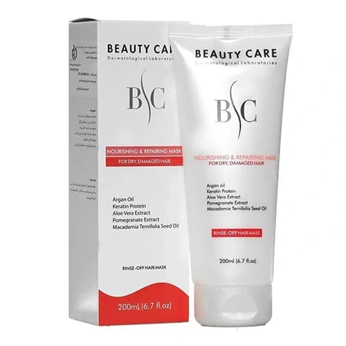 ماسک مو بیوتی کر Beauty Care با آبکشی مناسب موهای خشک و آسیب دیده