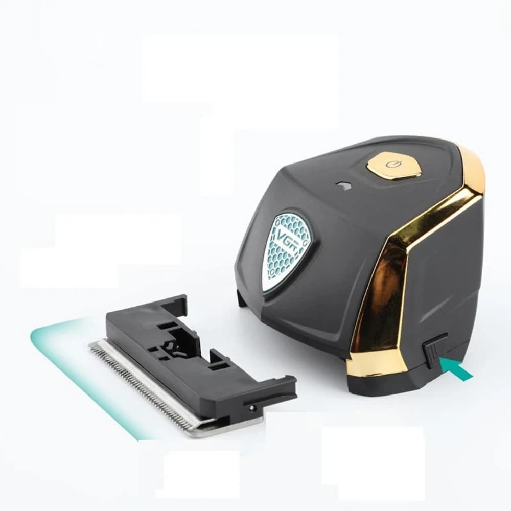 ماشین اصلاح موی بدن و صورت شارژی وی جی ار مدل v 910 — تصویر ۵