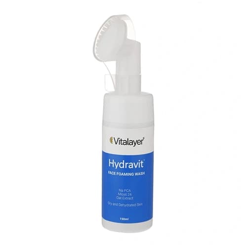 فوم شستشوی صورت ویتالایر مناسب پوست خشک مدل Hydravit