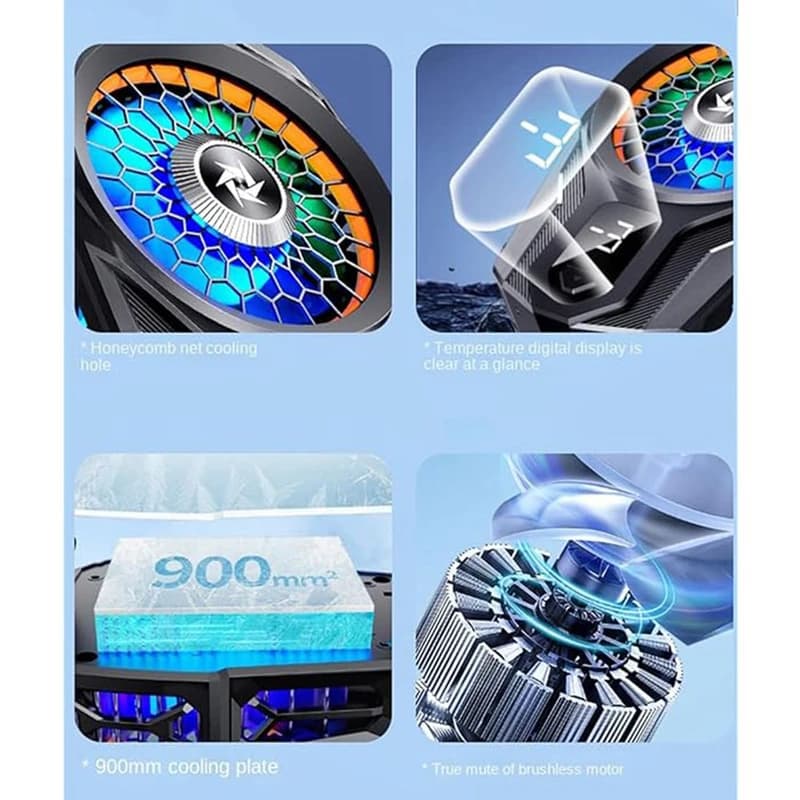 فن خنک کننده رادیات دار گوشی ایکس او مدل XO-SL08 — تصویر ۵