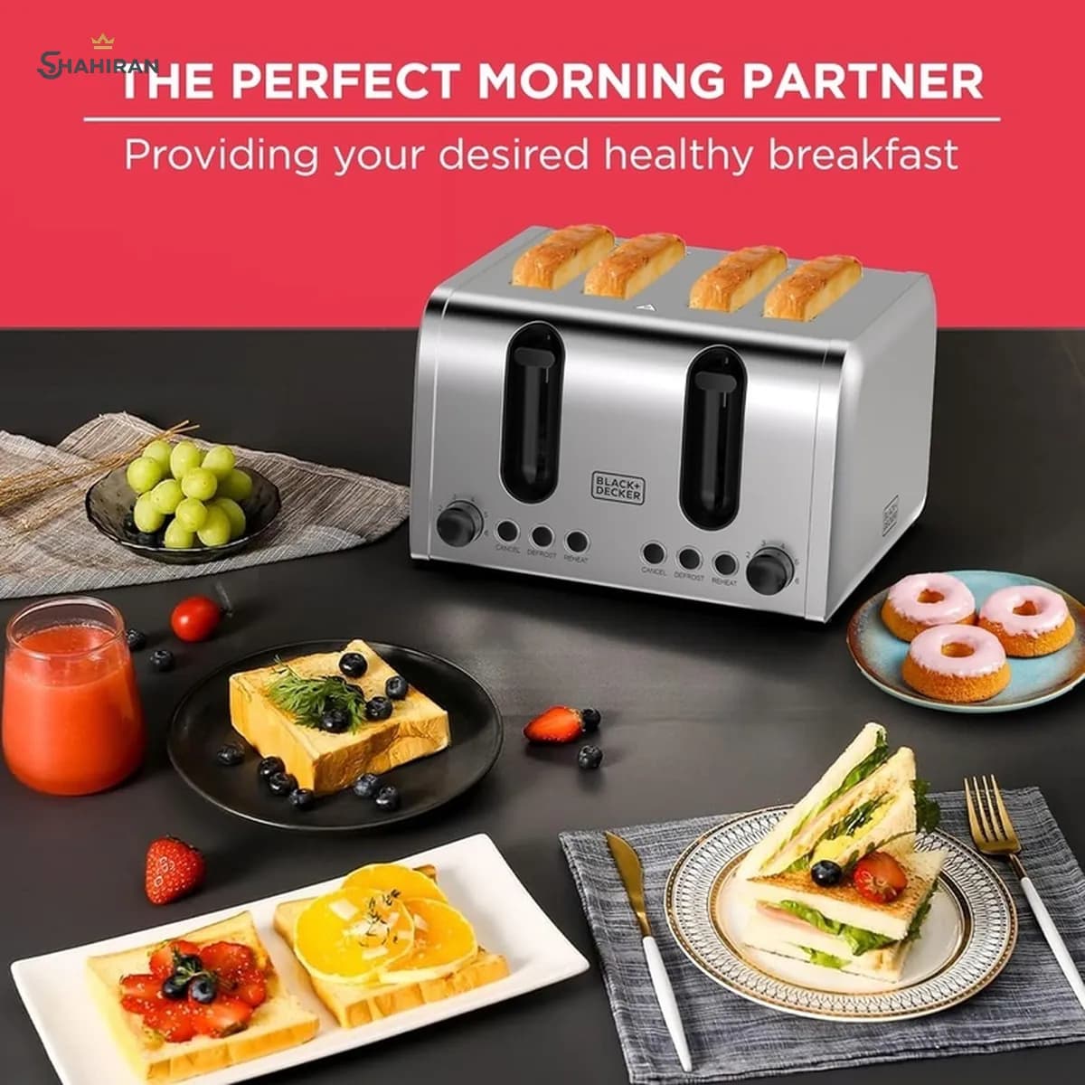توستر بلک اند دکر مدل BLACK+DECKER ET444 — تصویر ۹