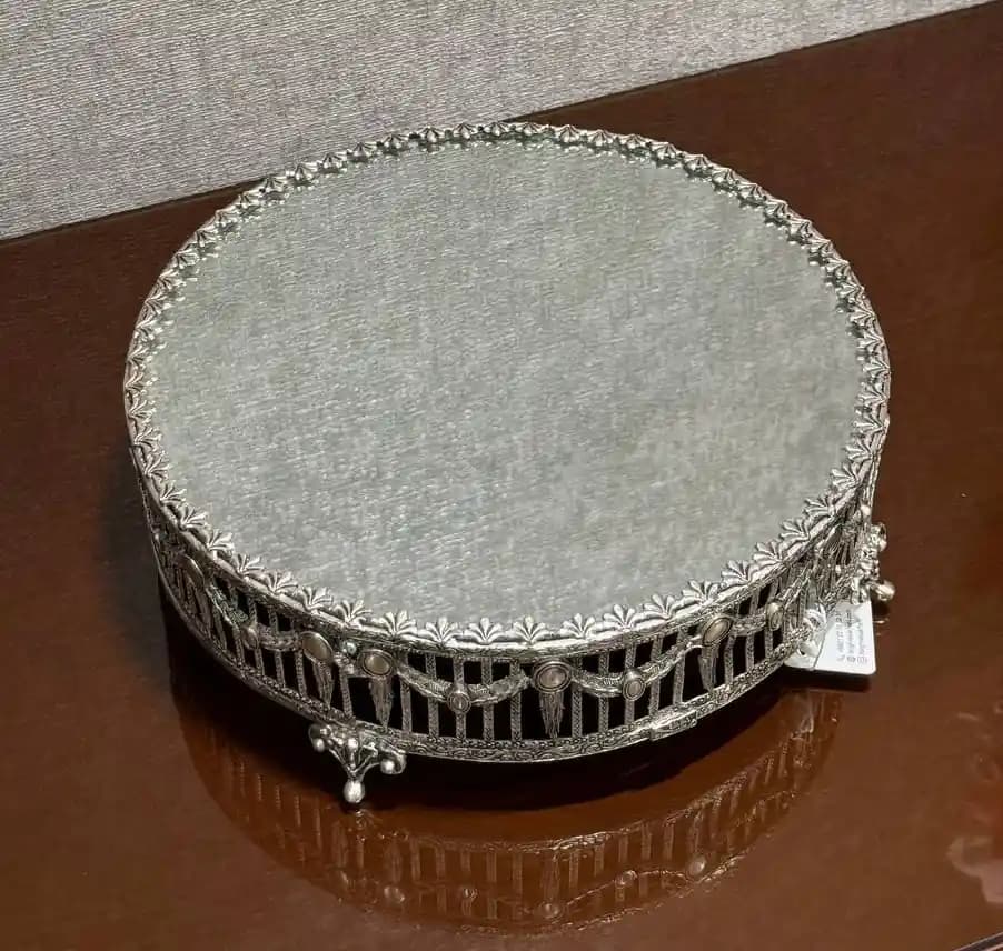 رانر تک عددی گرد نقره — تصویر ۸