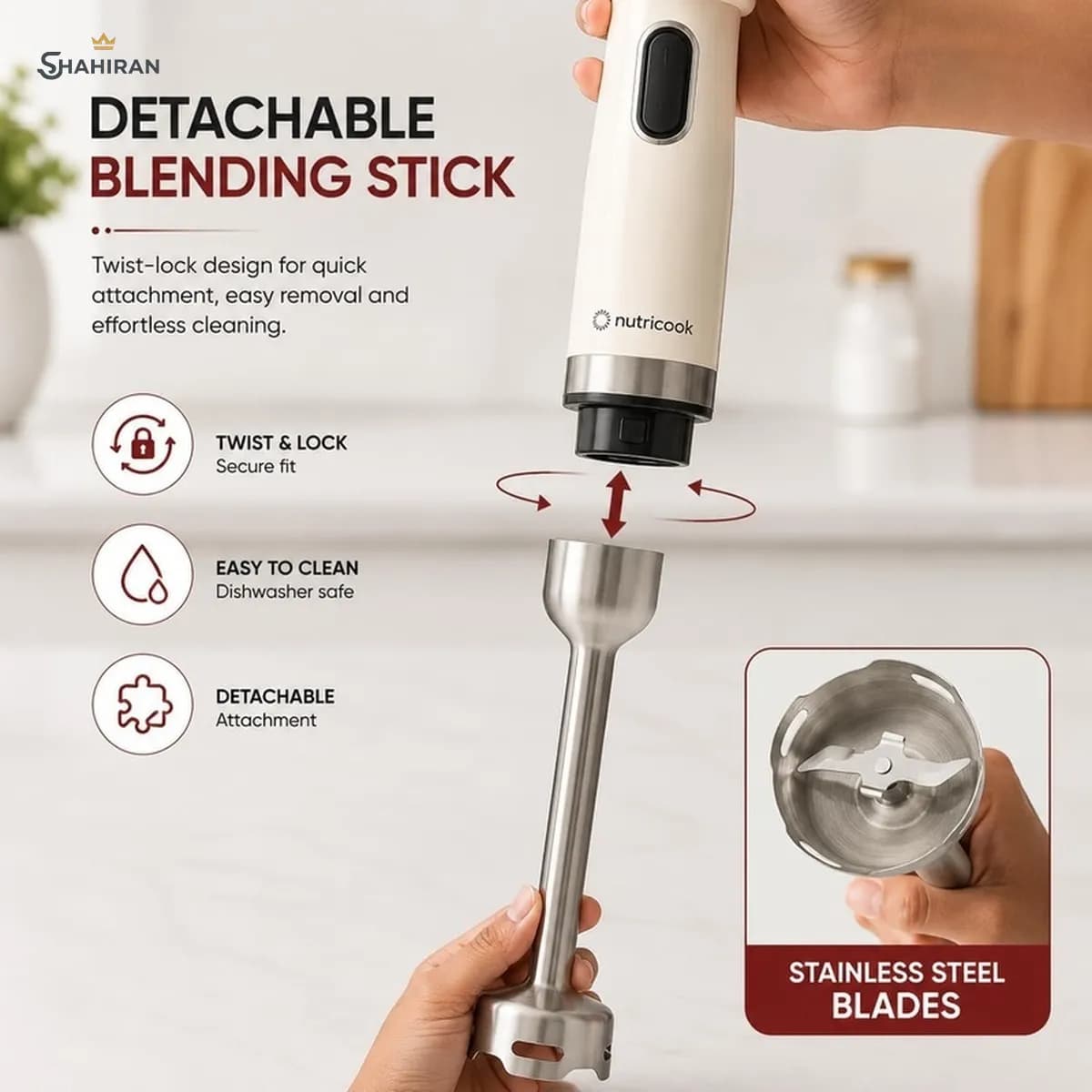 گوشتکوب برقی نوتریکوک مدل NUTRICOOK NC-HB150 — تصویر ۸