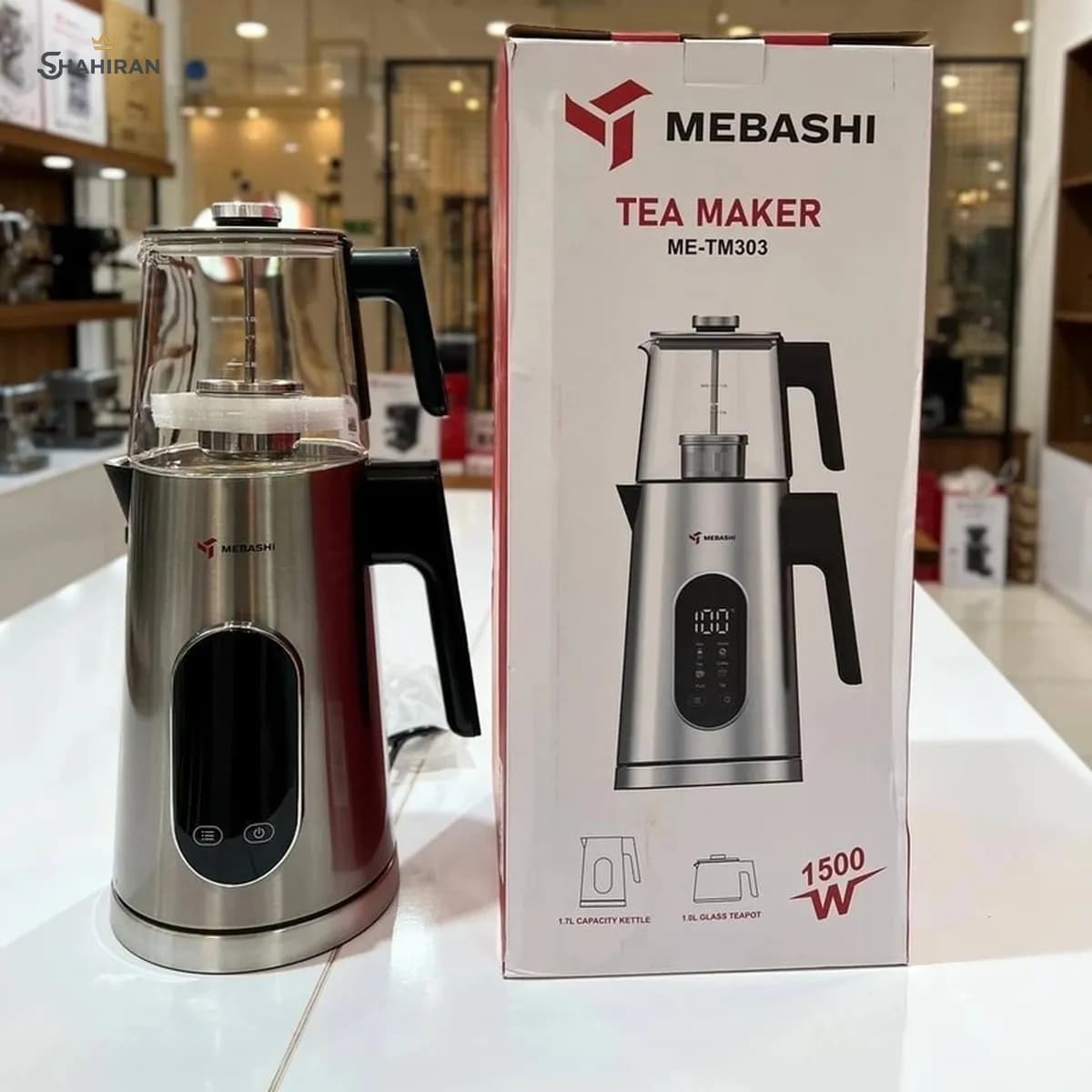 چایساز 1500 وات مباشی مدل MEBASHI ME-TM303 — تصویر ۴