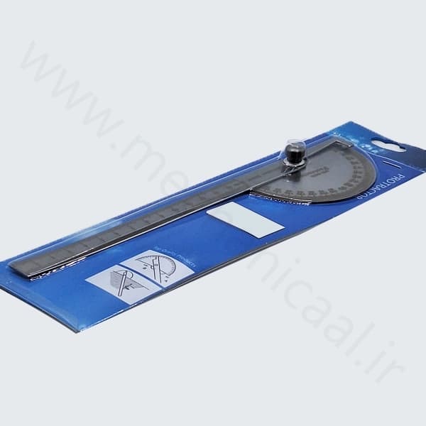 خط کش نقاله استیل (protractor) — تصویر ۲