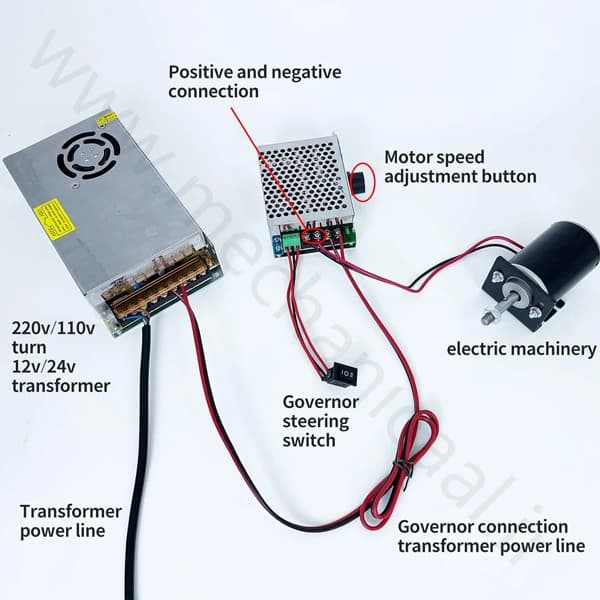موتور Dc مینی مغناطیس دائم XD-3420 — تصویر ۷