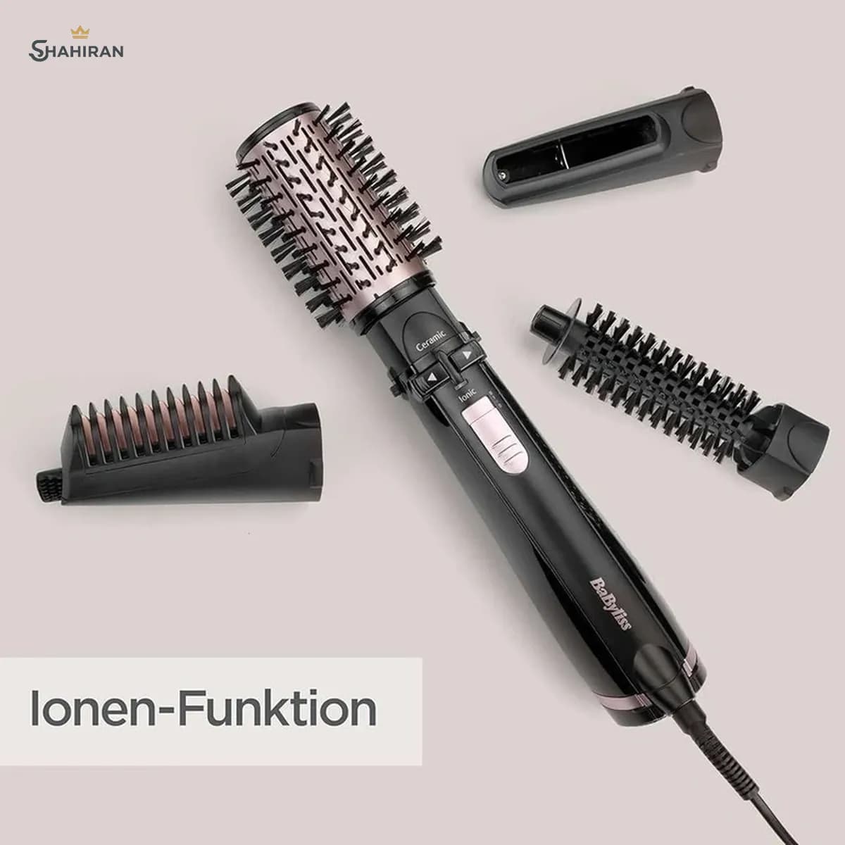 سشوار برسدار چرخشی بابیلیس مدل BABYLISS AS200E — تصویر ۶