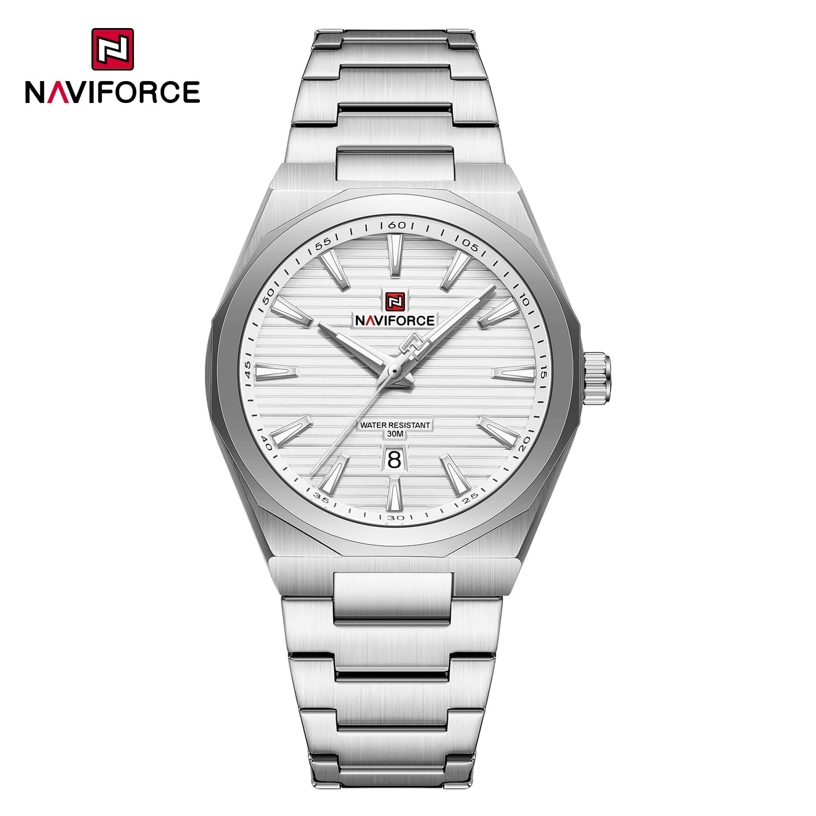 ساعت مردانه نیوی فورس NF 9274 S/W/S — تصویر ۲