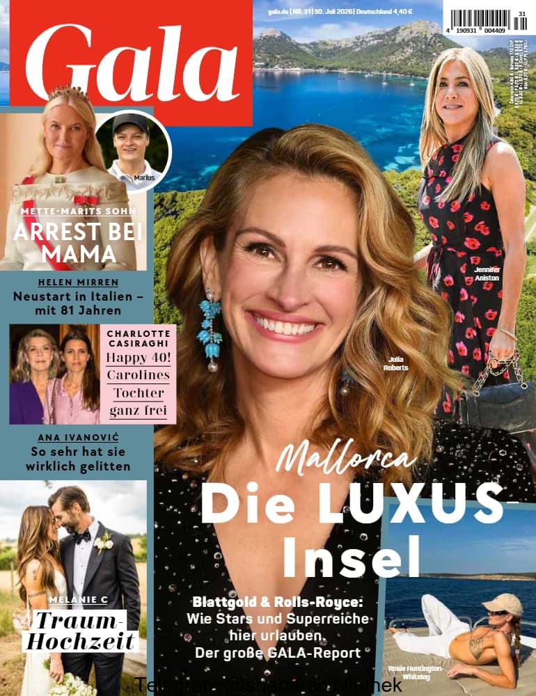 مجله Gala Magazin 30 jull 2026(مجله گالا) نسخه آلمانی PDF