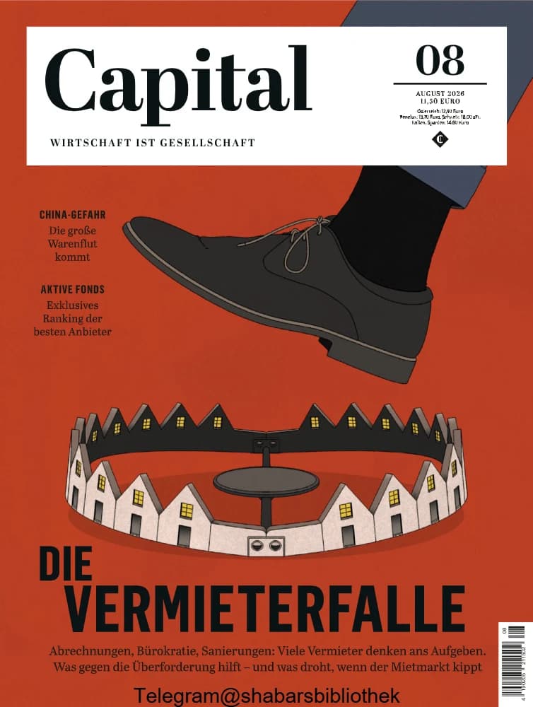 مجله Capital august 2026(سرمایه) نسخه آلمانی PDF