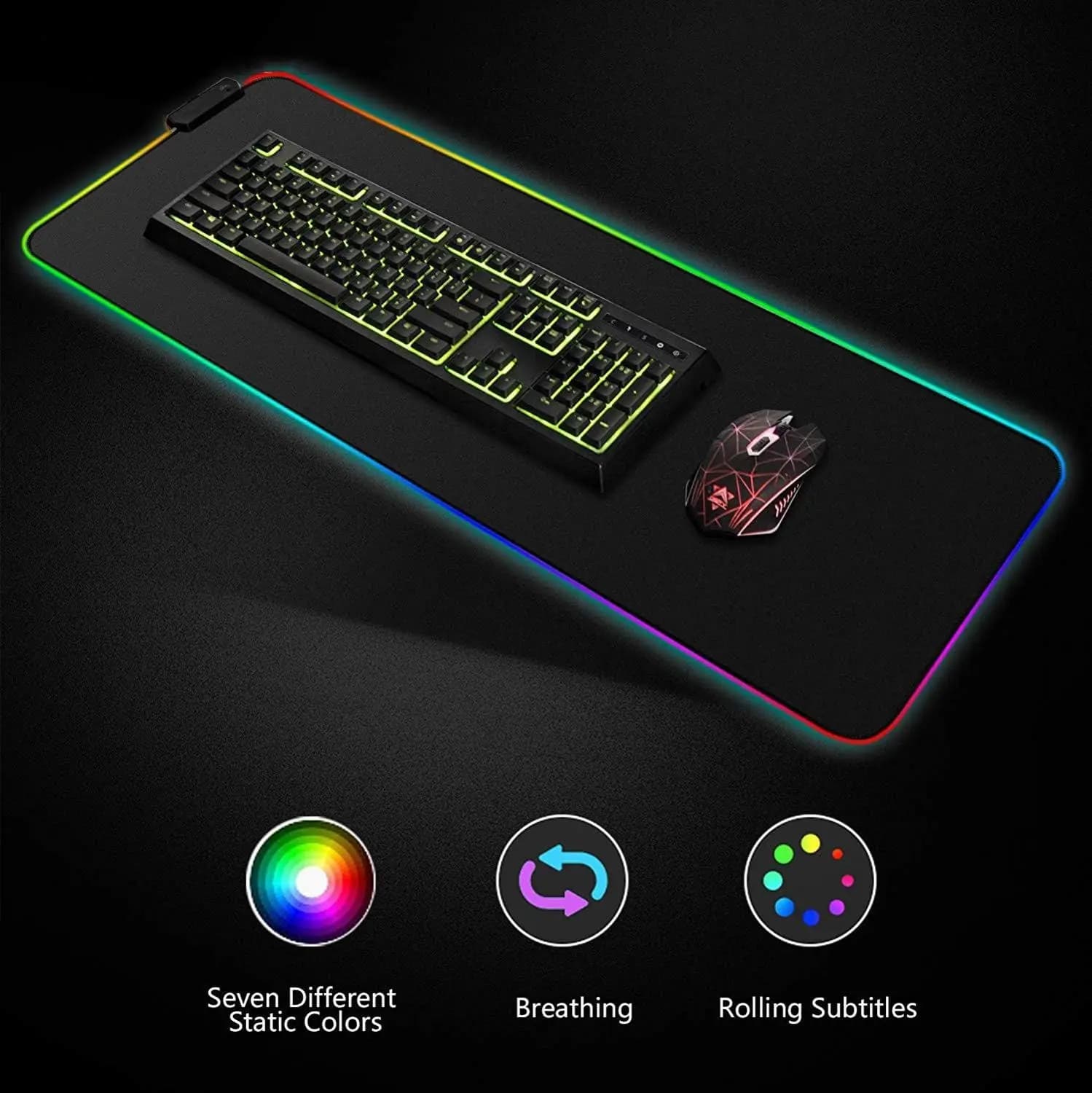 پد ماوس گیمینگ Goodstuff RGB مدل FG0313 | سایز XL — تصویر ۳