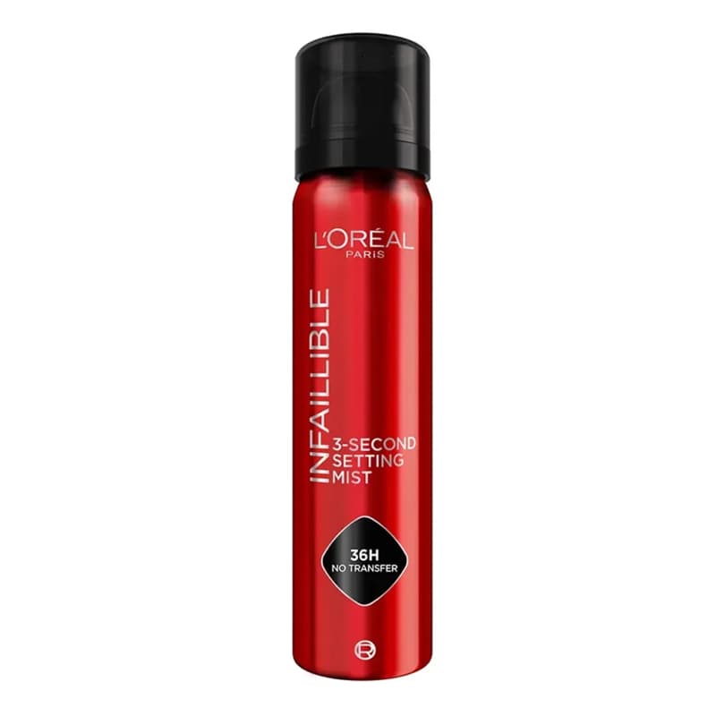 اسپری فیکس آرایش 36 ساعته لورال Loreal مدل Infaillible حجم 75 میل — تصویر ۴