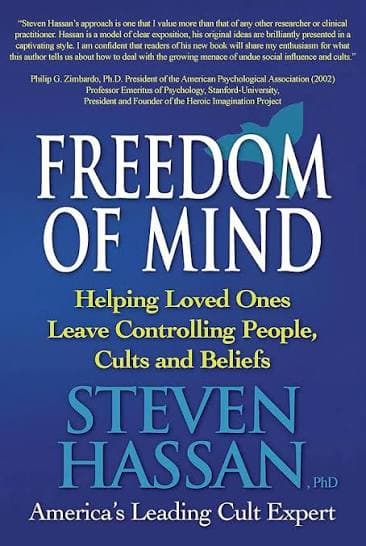 کتاب Freedom of Mind (آزادی ذهن) نسخه انگلیسی PDF | استیون حسن