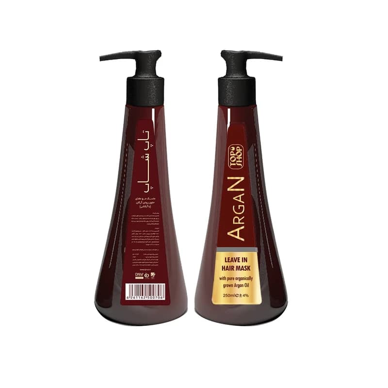 ماسک مو تاپ شاپ مدل روغن آرگان حجم 250 میلی لیتر — تصویر ۲