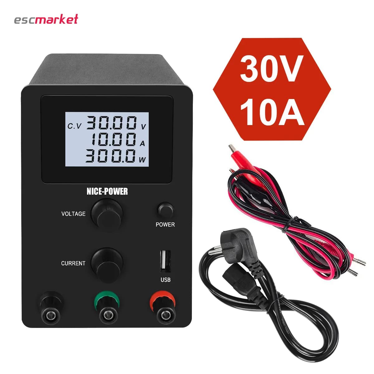 منبع تغذیه NICE POWER مدل R-SPS3010D — تصویر ۵