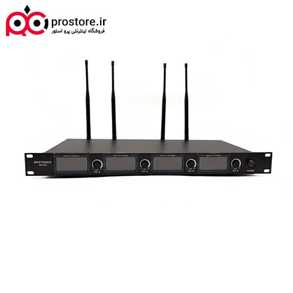 سیستم میکروفون بی سیم کنفرانس سی تاچ دارای باطری قابل شارژ مدل PR22MX500 — تصویر ۴