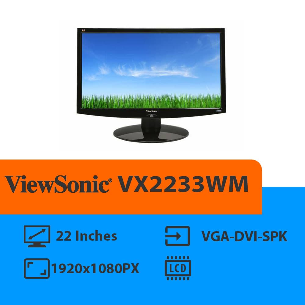 مانیتور استوک 22 اینچ ViewSonic مدلVX2233WM