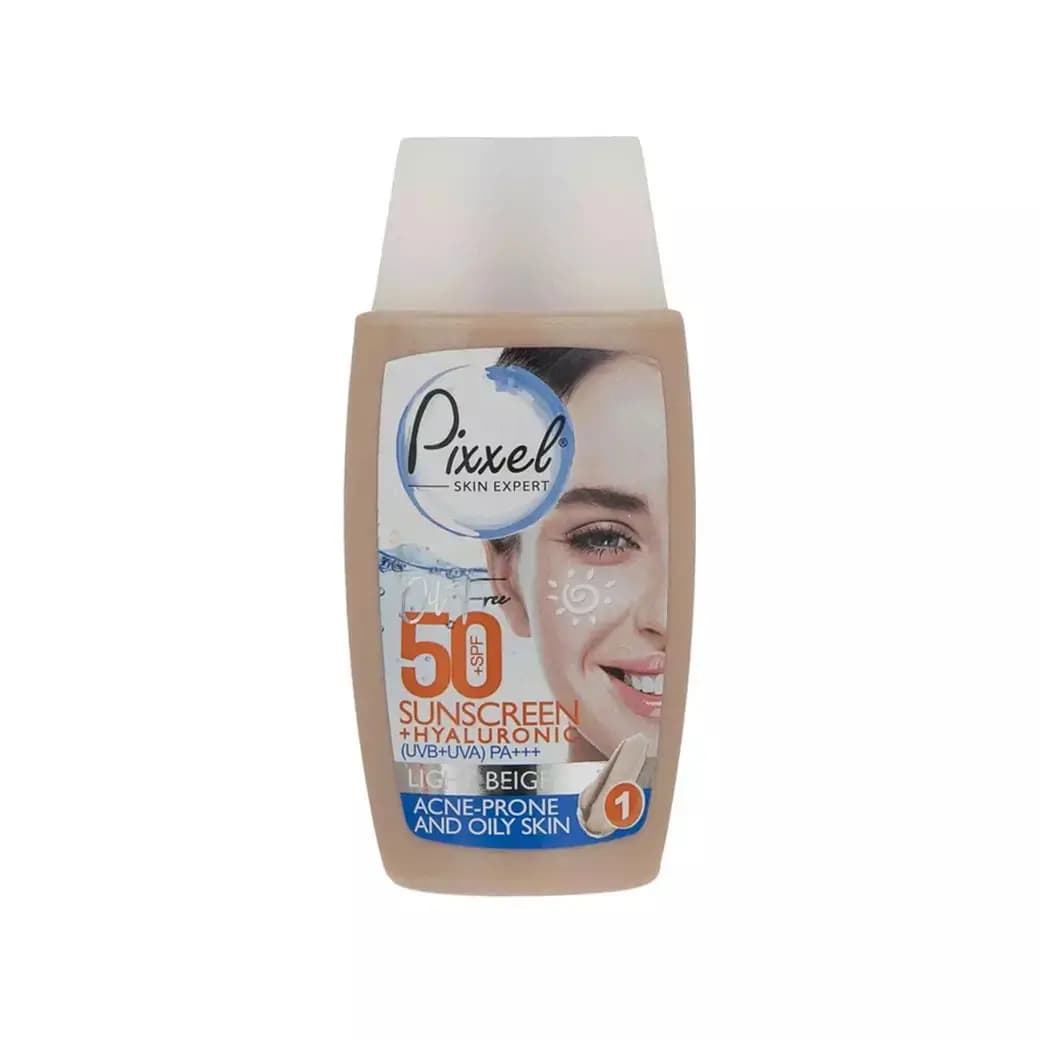 کرم ضد آفتاب رنگی پیکسل SPF 50 مدل LIGHT BEIGE — تصویر ۲