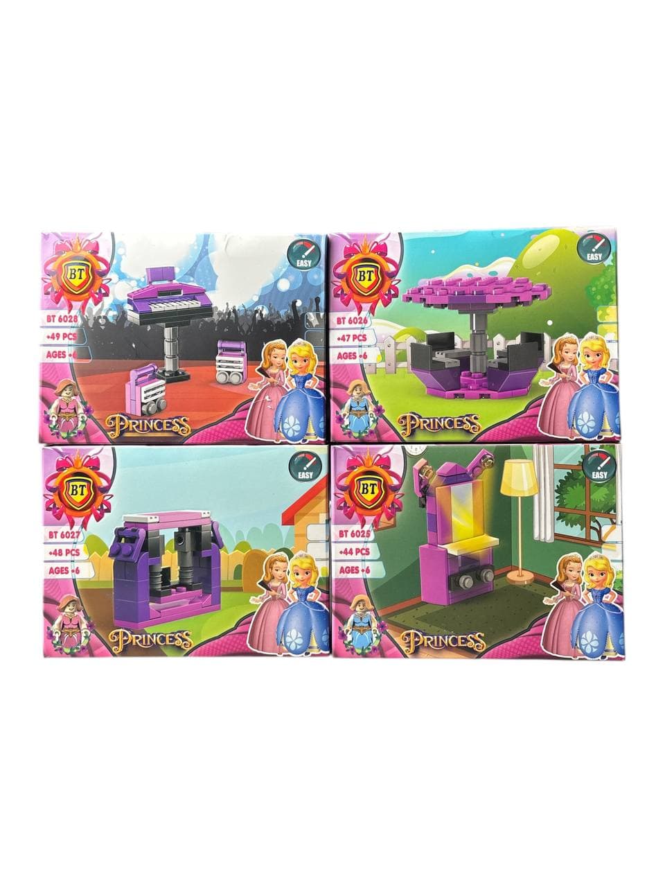 لگو فیگور پرنسس پک 4 عددی مدل princess کد bt6025-28