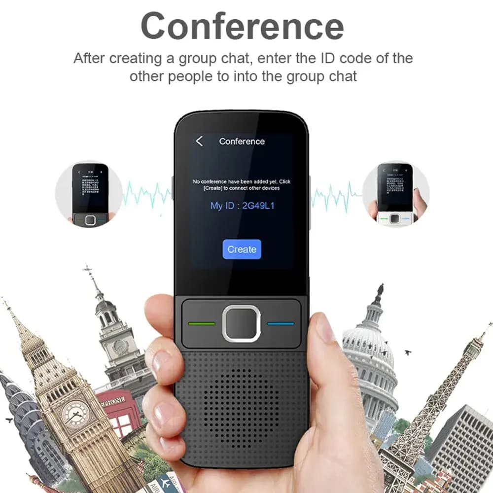 دستیار مترجم هوشمند چندزبانه دوطرفه مدل SmartTalk — تصویر ۴