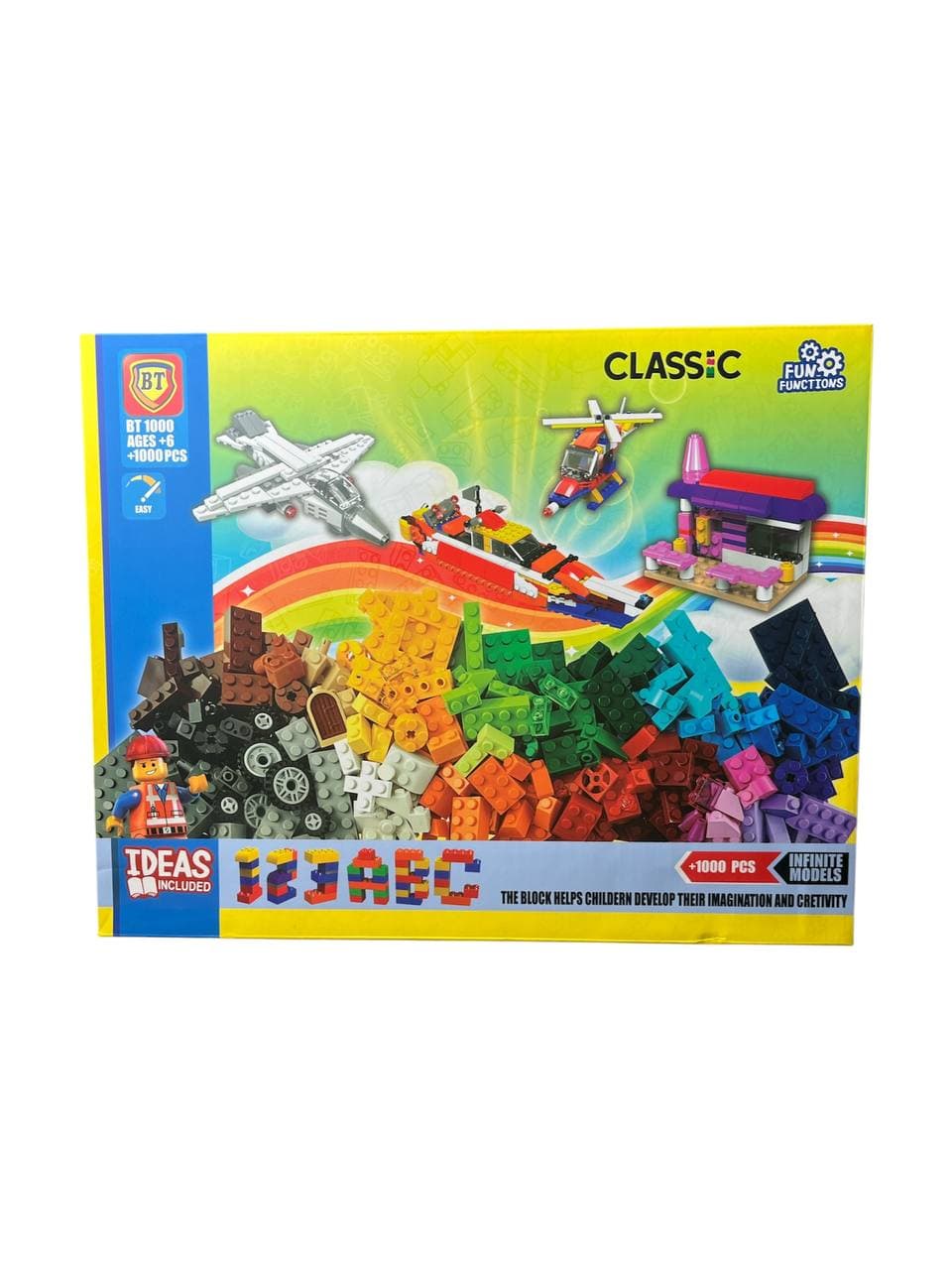لگو شادی کلاسیک 1000 تیکه مدل classic کد bt1000