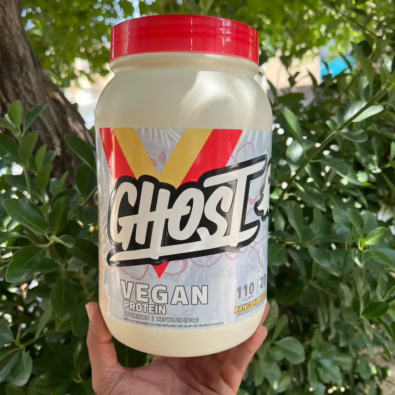 پروتئین وگان گوست طعم پنکیک باتر 910 گرمی | Ghost Vegan Protein — تصویر ۲