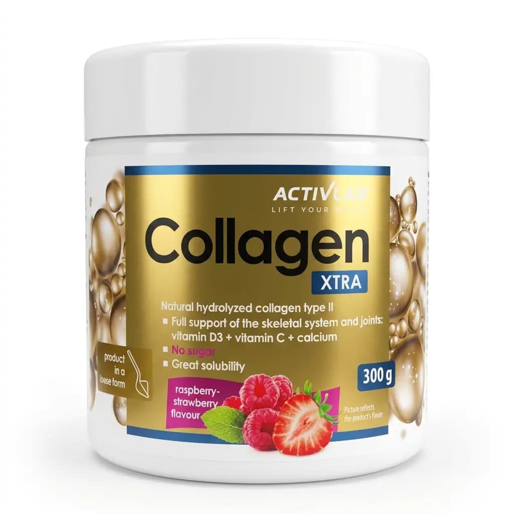 پودر کلاژن اکتیو لب Collagen Xtra وزن 300 گرم