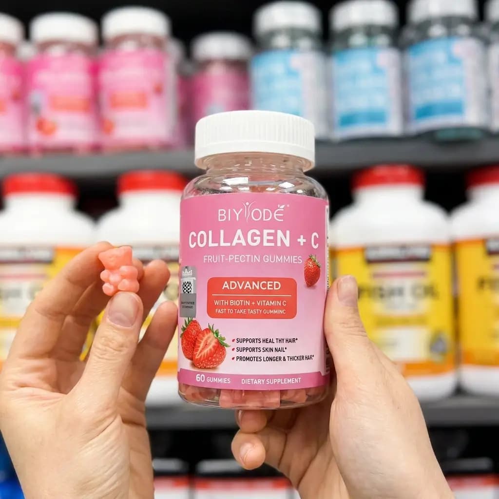 پاستیل کلاژن + ویتامین C بایو کد Biyode Collagen + C Gummies — تصویر ۲