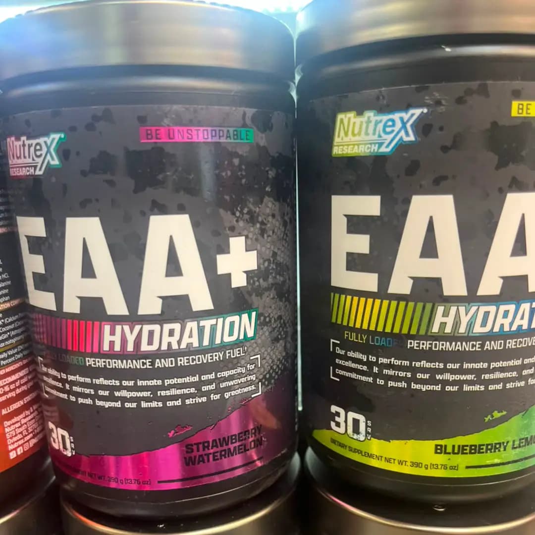 Nutrex EAA+ Hydration ناترکس؛ مکمل EAA و آبرسان حین تمرین — تصویر ۷