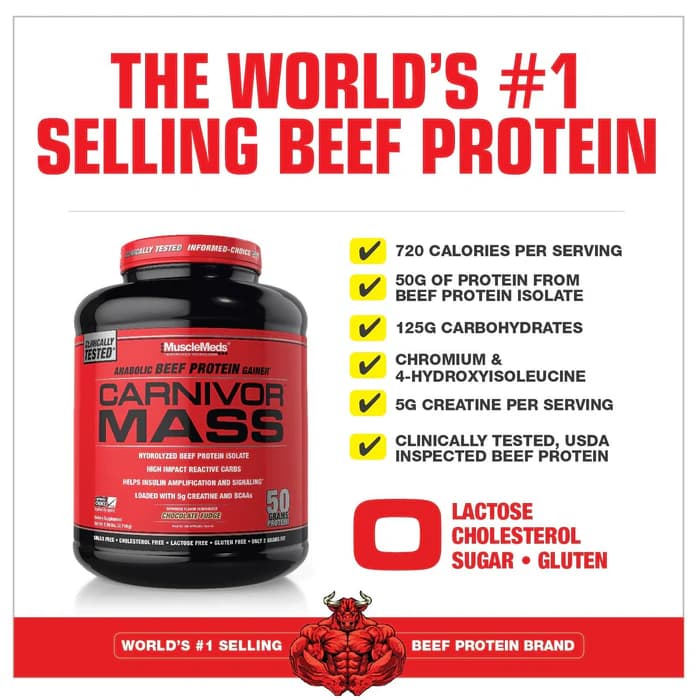 مس کارنیور ماسل مدز (MuscleMeds Carnivor Mass) — تصویر ۳
