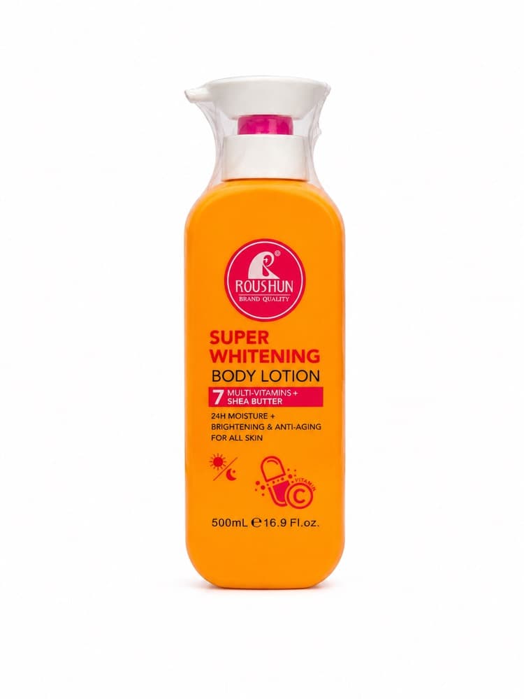 لوسیون بدن روشنکننده روشان مدل Super Whitening حجم ۵۰۰ میلیلیتر