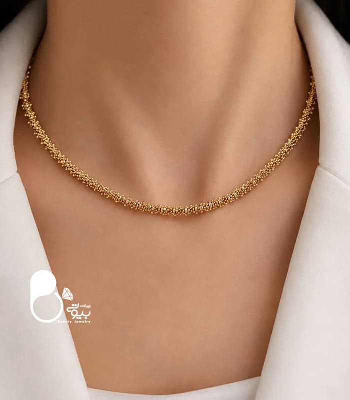 گردنبند طوق زنانه خاویاری ترک