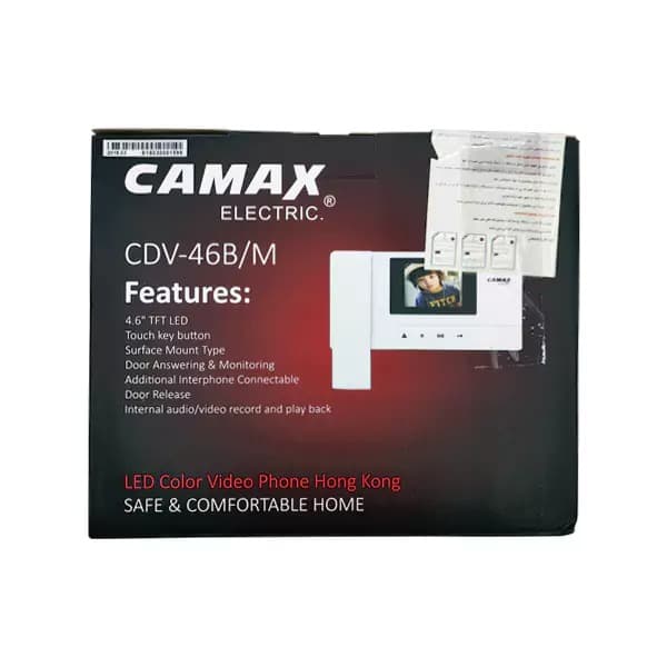 آیفون تصویری کامکث با حافظه کلید لمسی مدل CDV-46B/M مشکی — تصویر ۳