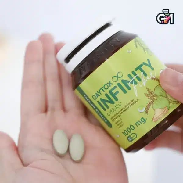 پک تخفیفی محصول لاغری دتوکس اینفینیتی 2 عدد + ژل چربی سوز سوماتلین رایگان — تصویر ۲